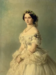 1856年のバーデン王女の肖像